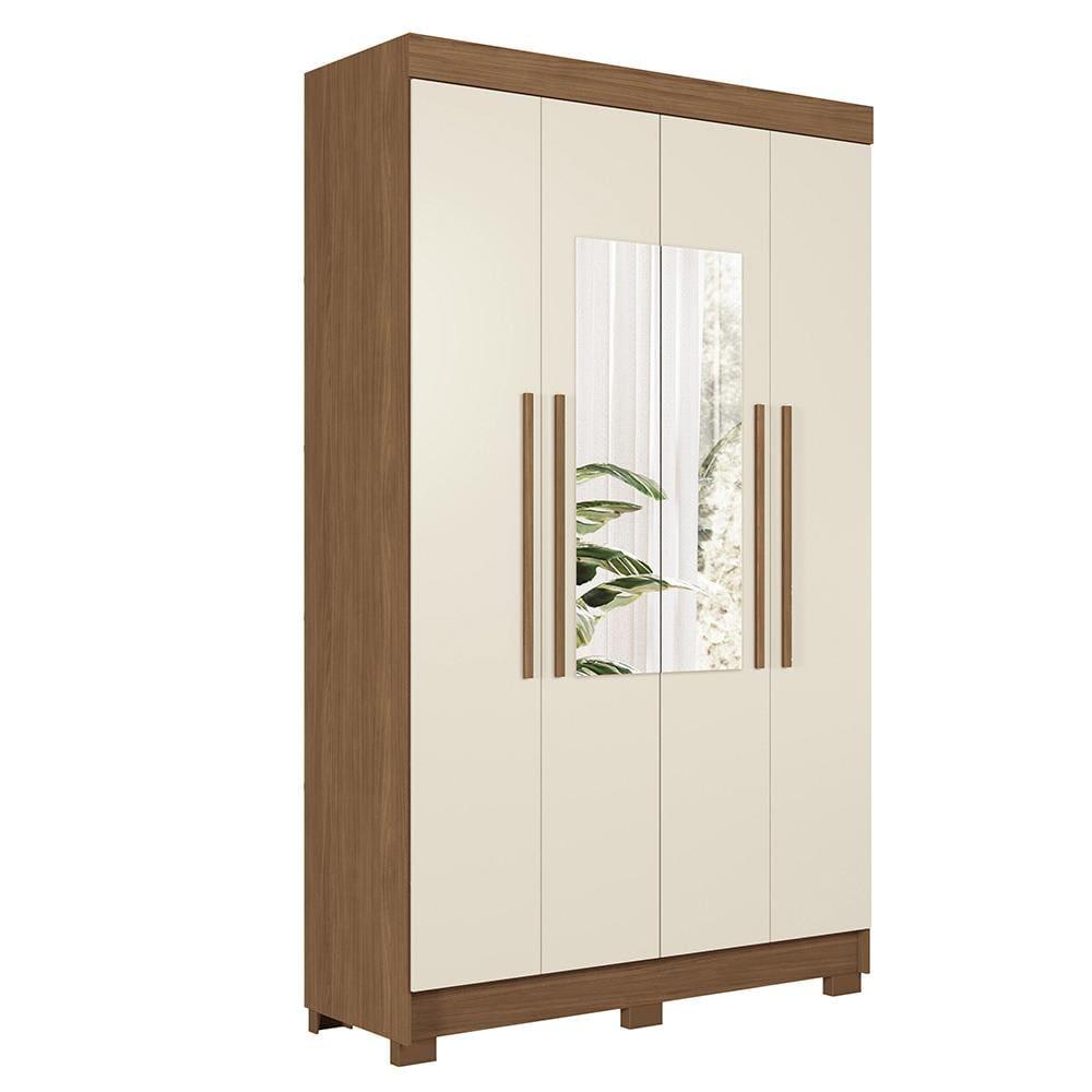 Guarda-Roupa Solteiro Santos Andirá Sarandi com 4 Portas, 2 Gavetas e 4 Prateleiras - 130cm de largura - 2