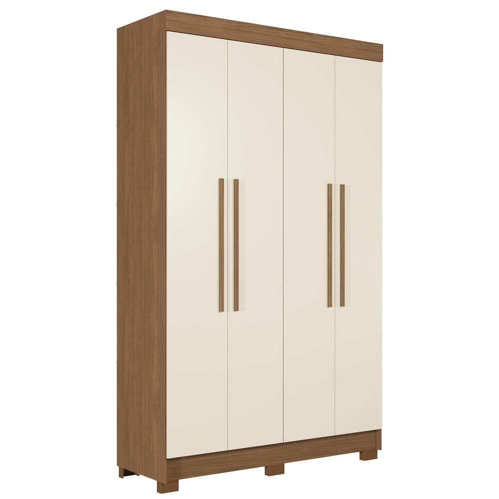 Guarda-Roupa Solteiro Santos Andirá Sarandi com 4 Portas, 2 Gavetas e 4 Prateleiras - 130cm de largura - 3