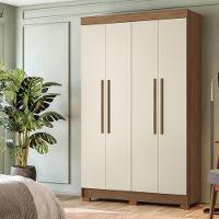 Guarda-Roupa Solteiro Santos Andirá Sarandi com 4 Portas, 2 Gavetas e 4 Prateleiras - 130cm de largura - 1