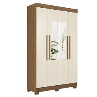 Guarda-Roupa Solteiro Santos Andirá Sarandi com 4 Portas, 2 Gavetas e 4 Prateleiras - 130cm de largura - 2