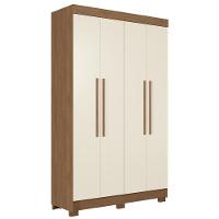 Guarda-Roupa Solteiro Santos Andirá Sarandi com 4 Portas, 2 Gavetas e 4 Prateleiras - 130cm de largura - 3