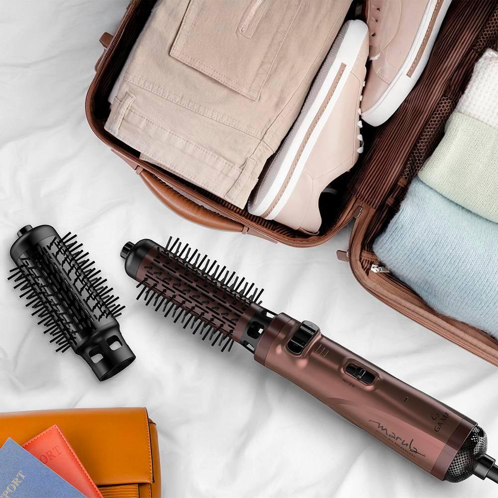 Escova Rotativa Secadora GA.MA Italy Marula com Tecnologia de Óleos Essenciais, 3D Therapy Ultra Ion e Cabo Giratório 360° 1100W Cobre - Bivolt - 9