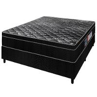 Cama Box de Casal Portobel Diplomata Orthopedic com Espuma D-33 65x138x188cm - Preto - 2