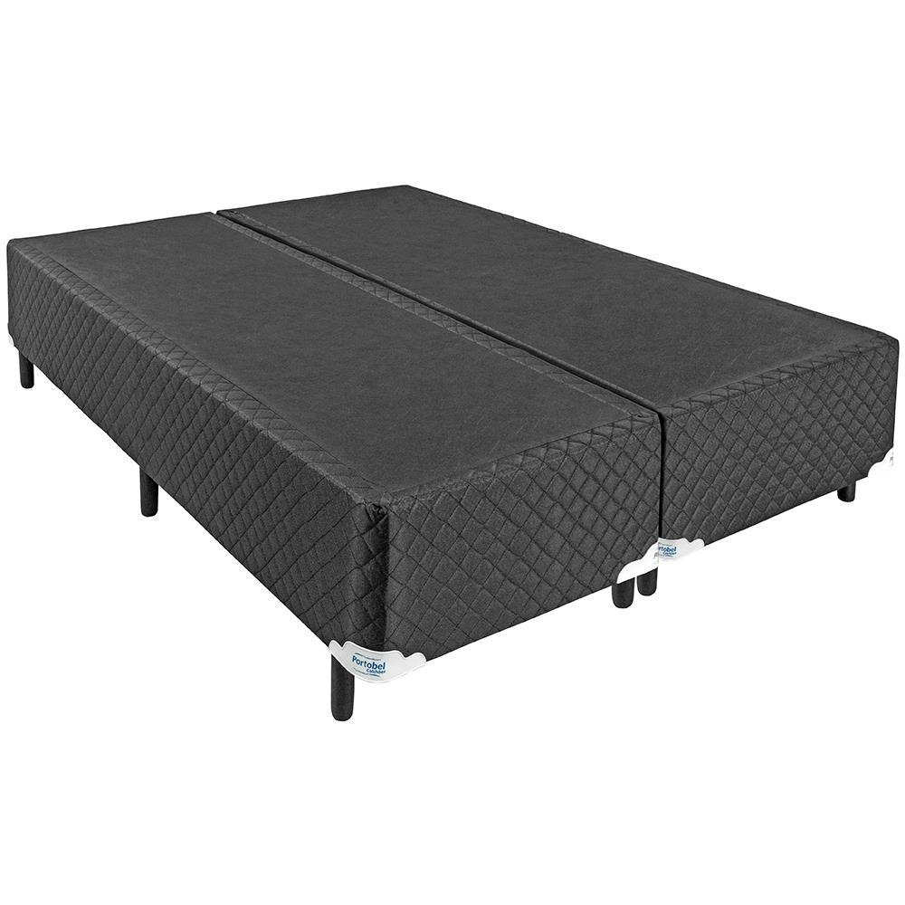 Cama Box Queen Portobel + Colchão Queen Portobel Diplomata Orthopedic com Espuma D-45 65x158x198 cm - Preto - 5