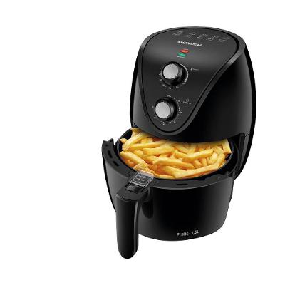 Fritadeira Elétrica Sem Óleo Air Fryer Mondial AF35-BF MK NE 1500W 3,5 Litros - Preta