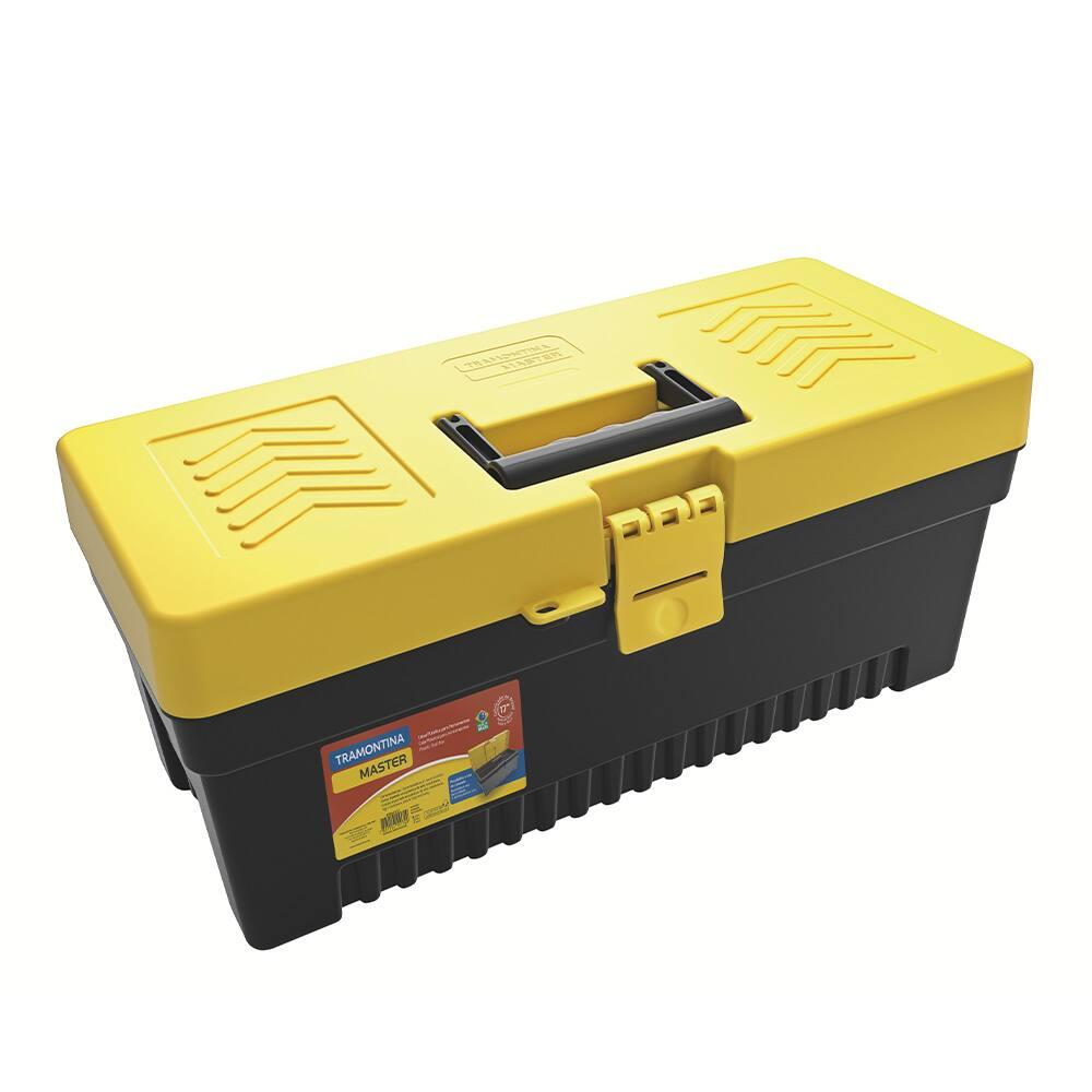 Caixa Plástica para Ferramentas 17" Tramontina Master com Organizador Plástico 16" - 1