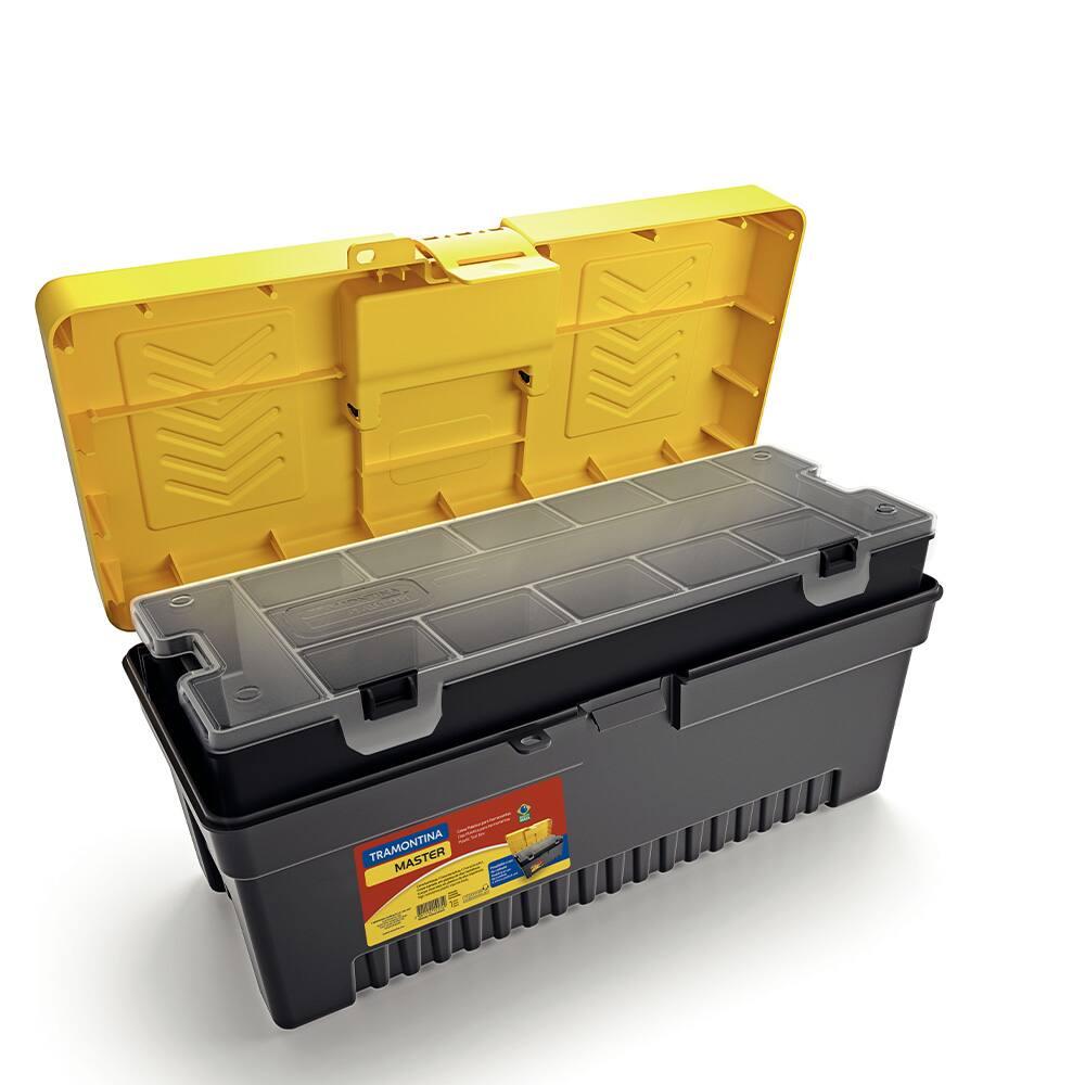 Caixa Plástica para Ferramentas 17" Tramontina Master com Organizador Plástico 16" - 2