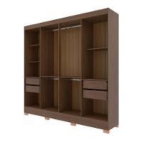 Guarda-Roupa Bartira Porto com 8 Portas e 4 Gavetas - 219,2 de largura