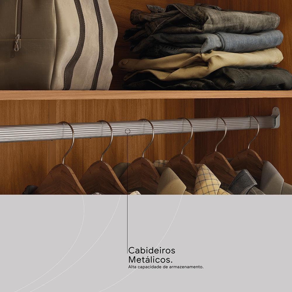 Guarda-Roupa Demóbile Giardino com 6 Portas e 4 Gavetas - 262,2 de largura - 7