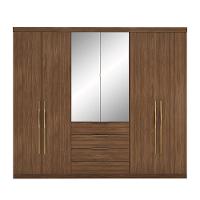 Guarda-Roupa Demóbile Giardino com 6 Portas e 4 Gavetas - 262,2 de largura - 2