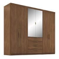 Guarda-Roupa Demóbile Giardino com 6 Portas e 4 Gavetas - 262,2 de largura - 3