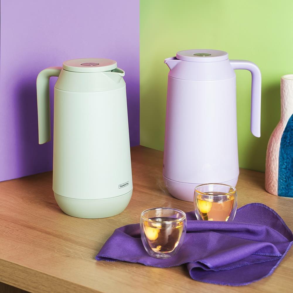 Bule Térmico Tramontina Exata em Aço Inox Lilás – 1 litro - 9