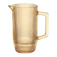 Conjunto de Jarra e Copos Hauskraft em Vidro Graffiato Âmbar – 7 Peças - 2