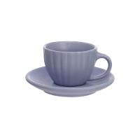 Conjunto de Xícaras para Café Hauskraft Bella em Cerâmica 90 ml Azul – 6 Peças - 2