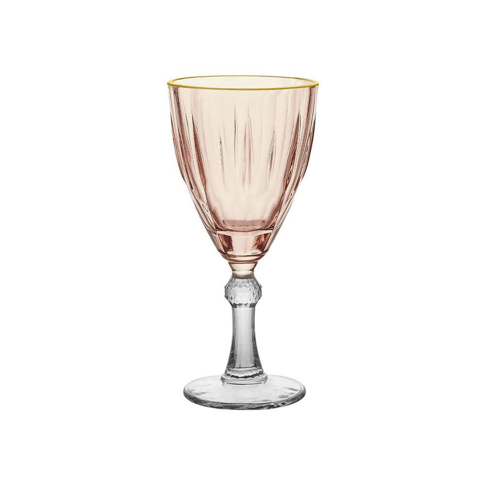 Conjunto de Taças para Água/Vinho Hauskraft Dominic em Vidro 275 ml Rosa - 6 Peças - 2