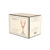 Conjunto de Taças para Água/Vinho Hauskraft Dominic em Vidro 275 ml Rosa - 6 Peças - 4