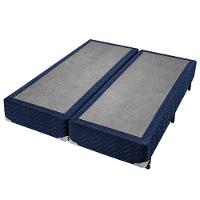 Base Box King Size Americanflex Nero Gel com Revestimento em Tecido Malha 37x193x203cm - Azul - 1