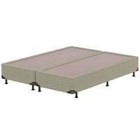 Base Box King Size Probel Fort Comfort com Revestimento em Tecido Jacquard 38x193x203cm - Bege - 1