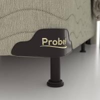 Base Box King Size Probel Fort Comfort com Revestimento em Tecido Jacquard 38x193x203cm - Bege - 2