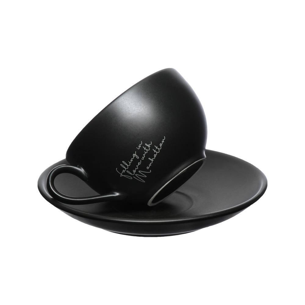 Jogo de Xícaras para Chá Hauskraft Manhattan em Porcelana 160 ml Preta – 6 Peças - 3