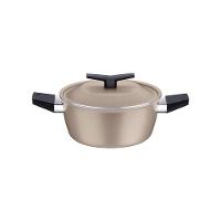 Jogo de Panelas 5 Peças Tramontina Spezia Induction em Alumínio com Revestimento Antiaderente Starflon Excellent - Areia - 5