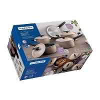 Jogo de Panelas 5 Peças Tramontina Spezia Induction em Alumínio com Revestimento Antiaderente Starflon Excellent - Areia - 7