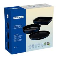 Conjunto de Assadeiras Tramontina Ravena em Alumínio com Revestimento Antiaderente Starflon Max - 3 Peças - 3