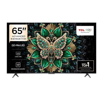 Smart TV 65” TCL 65C6K 4K QD-Mini Led 144Hz com Sistema Operacional Google TV