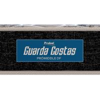 Colchão de Casal Probel Guarda Costas Promiddle Espuma D28 22x138x188cm - Branco/Preto
