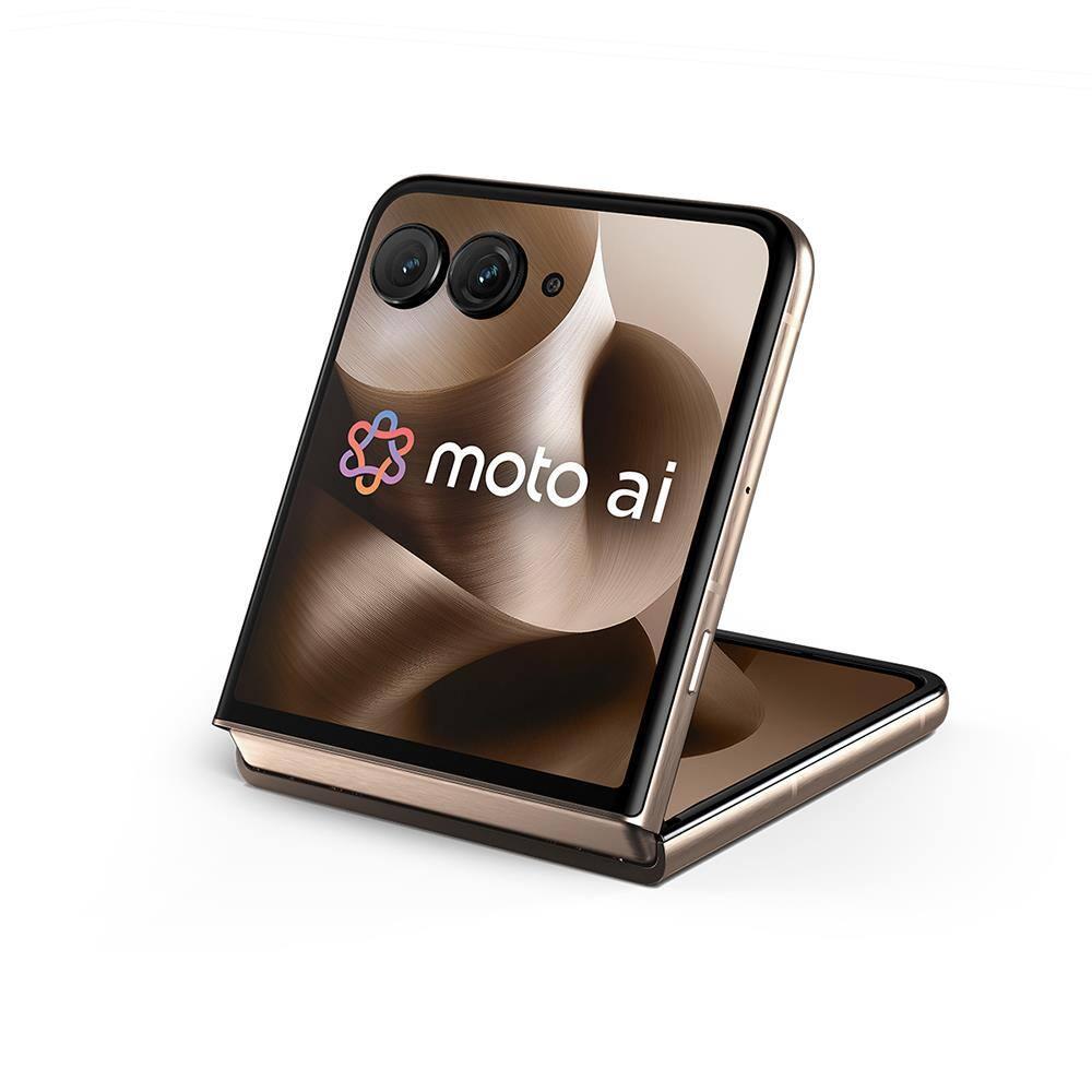 Smartphone Motorola Razr 60 Ultra 5G Madeira 1TB, 16GB RAM + 16GB Ram Boost, Tela Dobrável 7.0" pOLED e Externa 4", Câmera Traseira 50MP e IP48 - 5