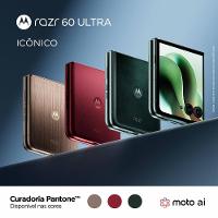 Smartphone Motorola Razr 60 Ultra 5G Madeira 1TB, 16GB RAM + 16GB Ram Boost, Tela Dobrável 7.0" pOLED e Externa 4", Câmera Traseira 50MP e IP48 - 8