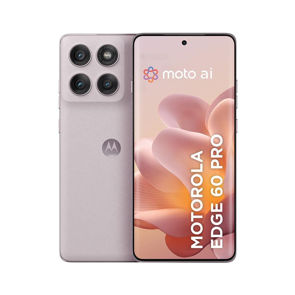 Smartphone Motorola Edge 60 Pro 5G Rosa 512GB, 12GB RAM + 12GB Ram Boost, Tela 6.7" 120Hz, Câmera Sony LYTIA 700C 50MP e Dimensity 8350 Extreme - 1