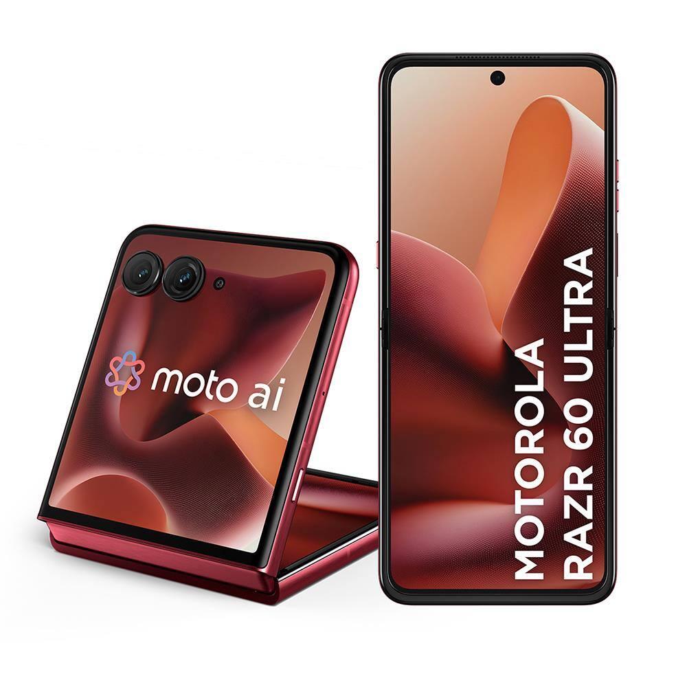 Smartphone Motorola Razr 60 Ultra 5G Vermelho 1TB, 16GB RAM + 16GB Ram Boost, Tela Dobrável 7.0" pOLED e Externa 4", Câmera Traseira 50MP e IP48 - 2
