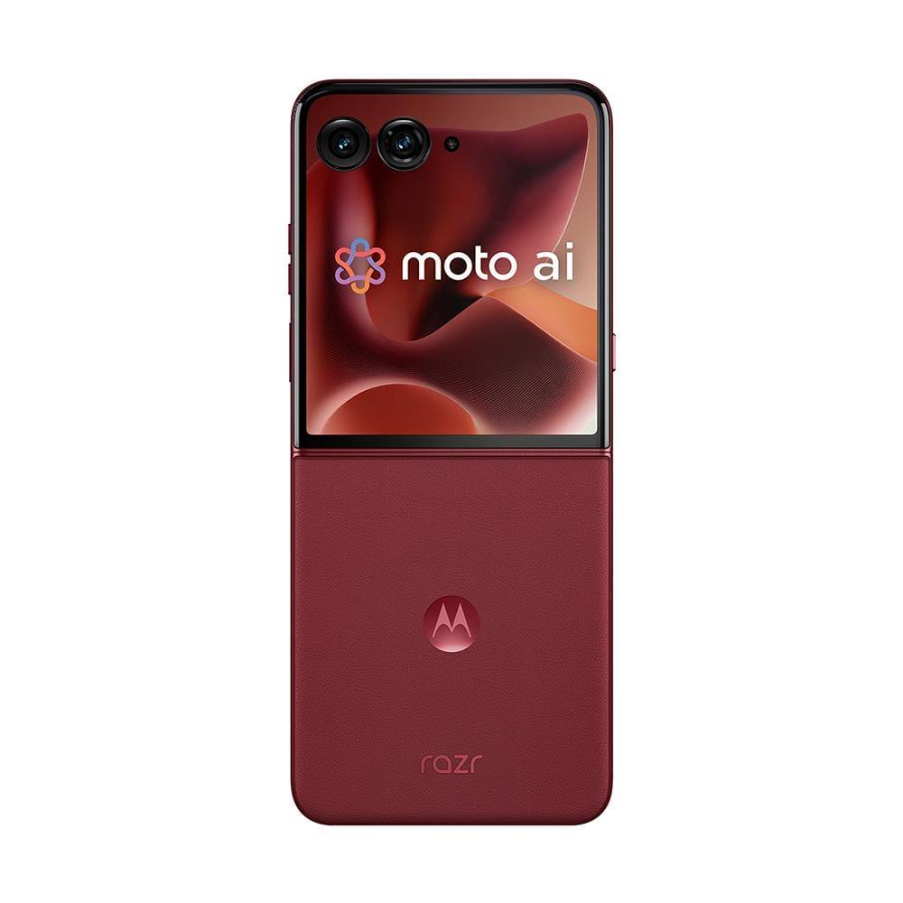 Smartphone Motorola Razr 60 Ultra 5G Vermelho 1TB, 16GB RAM + 16GB Ram Boost, Tela Dobrável 7.0" pOLED e Externa 4", Câmera Traseira 50MP e IP48 - 4