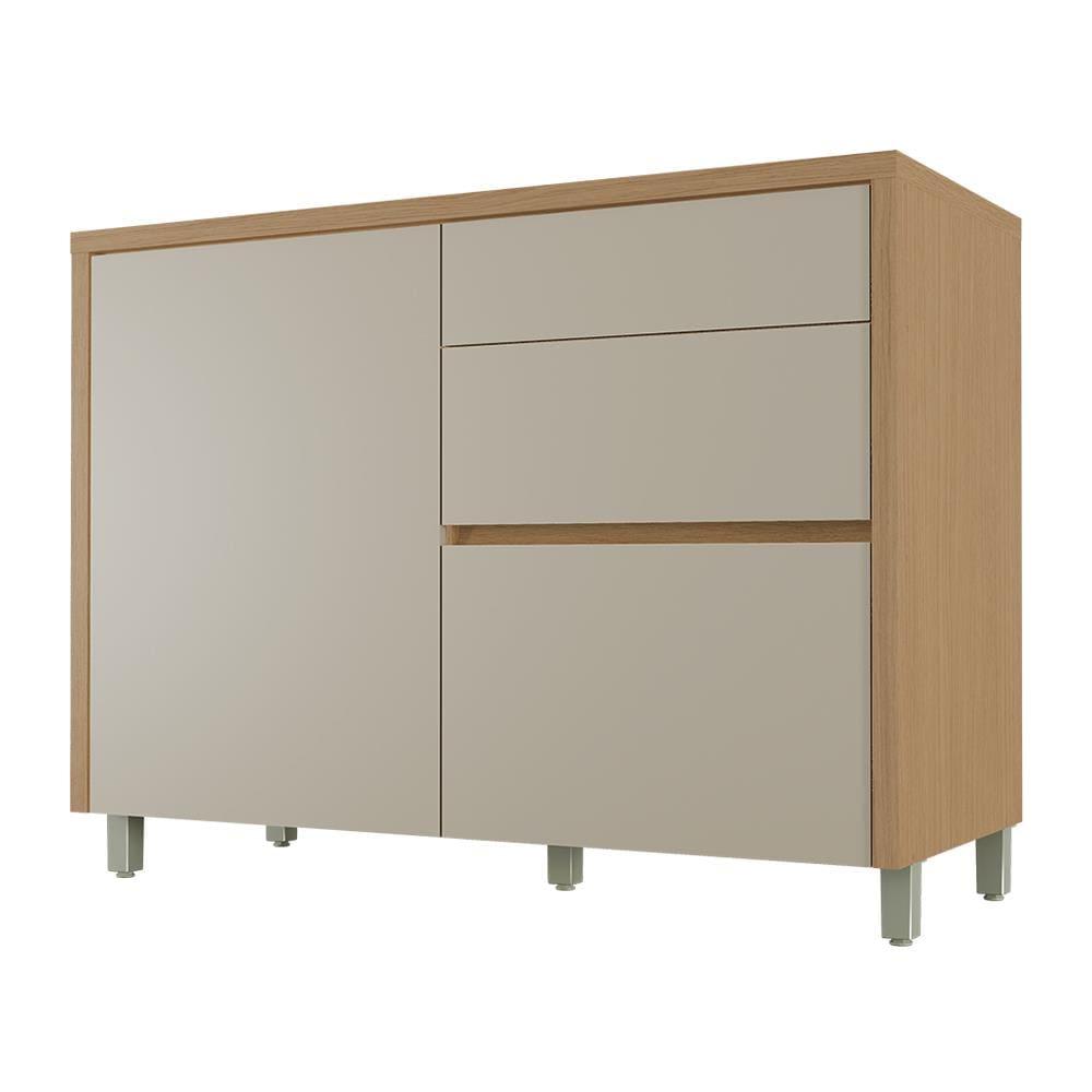 Balcão Nesher Condessa em MDF com 1 Porta e 3 Gavetas - 120cm de largura - 3