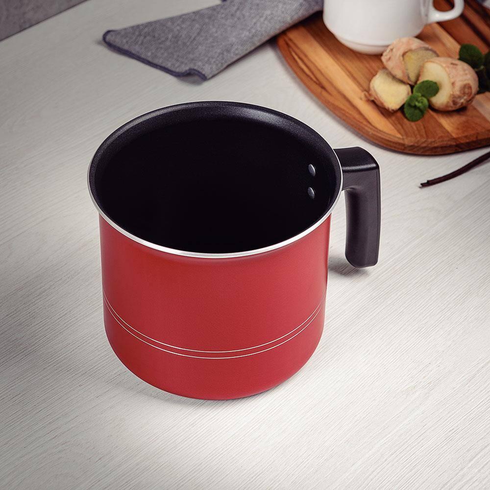 Fervedor Tramontina Sicília em Alumínio com Revestimento Interno e Externo em Antiaderente Starflon Excellent Vermelho - 1,9 L - 3