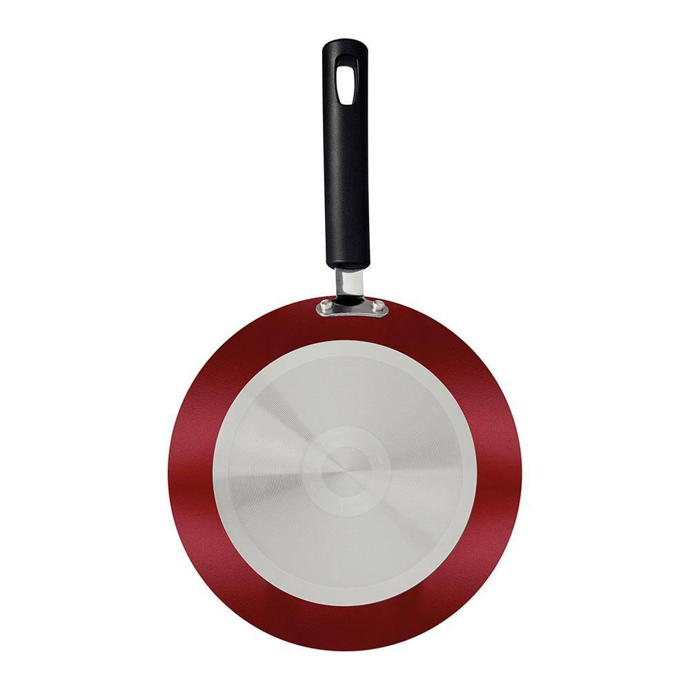 Frigideira Tramontina Sicília em Alumínio com Revestimento Interno e Externo Antiaderente Starflon Excellent 24cm - Vermelha - 4