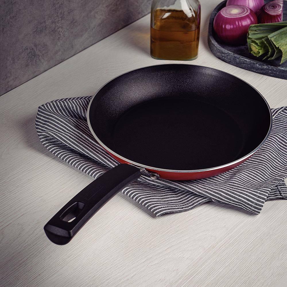 Frigideira Tramontina Sicília em Alumínio com Revestimento Interno e Externo Antiaderente Starflon Excellent 24cm - Vermelha - 5