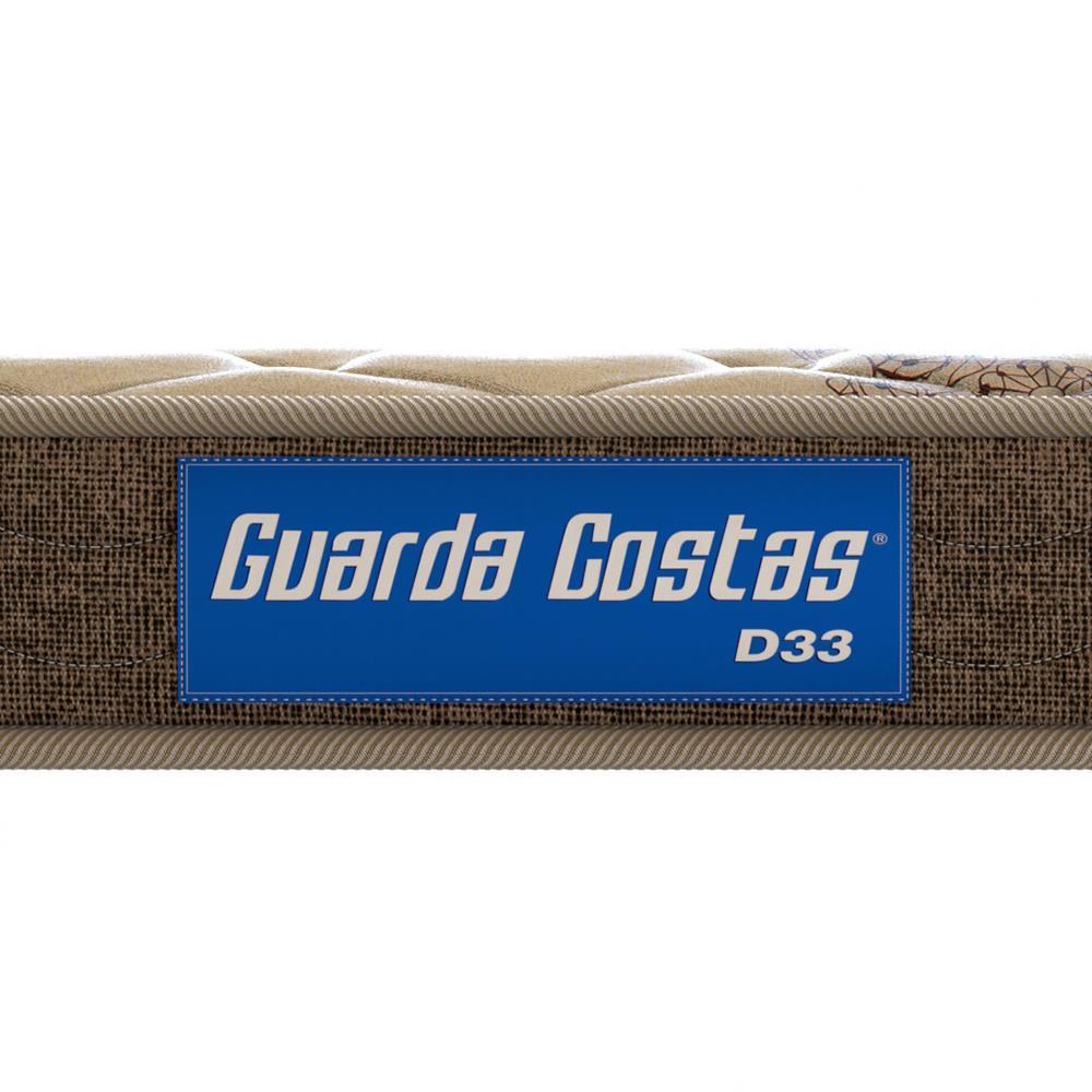 Colchão de Solteiro Probel Guarda Costas Espuma D33 14x88x188cm - Bege/Marrom - 4