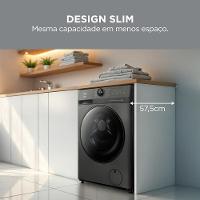 Lava e Seca Midea Slim HealthGuard Smart MF201D110WB/GK Titanium com 14 Programas, Wi-Fi e Compatível com Alexa – 11kg - 6