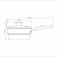 Panela Tramontina Sicília em Alumínio com Revestimento Interno e Externo Antiaderente Starflon Excellent 18cm - Avelã - 3