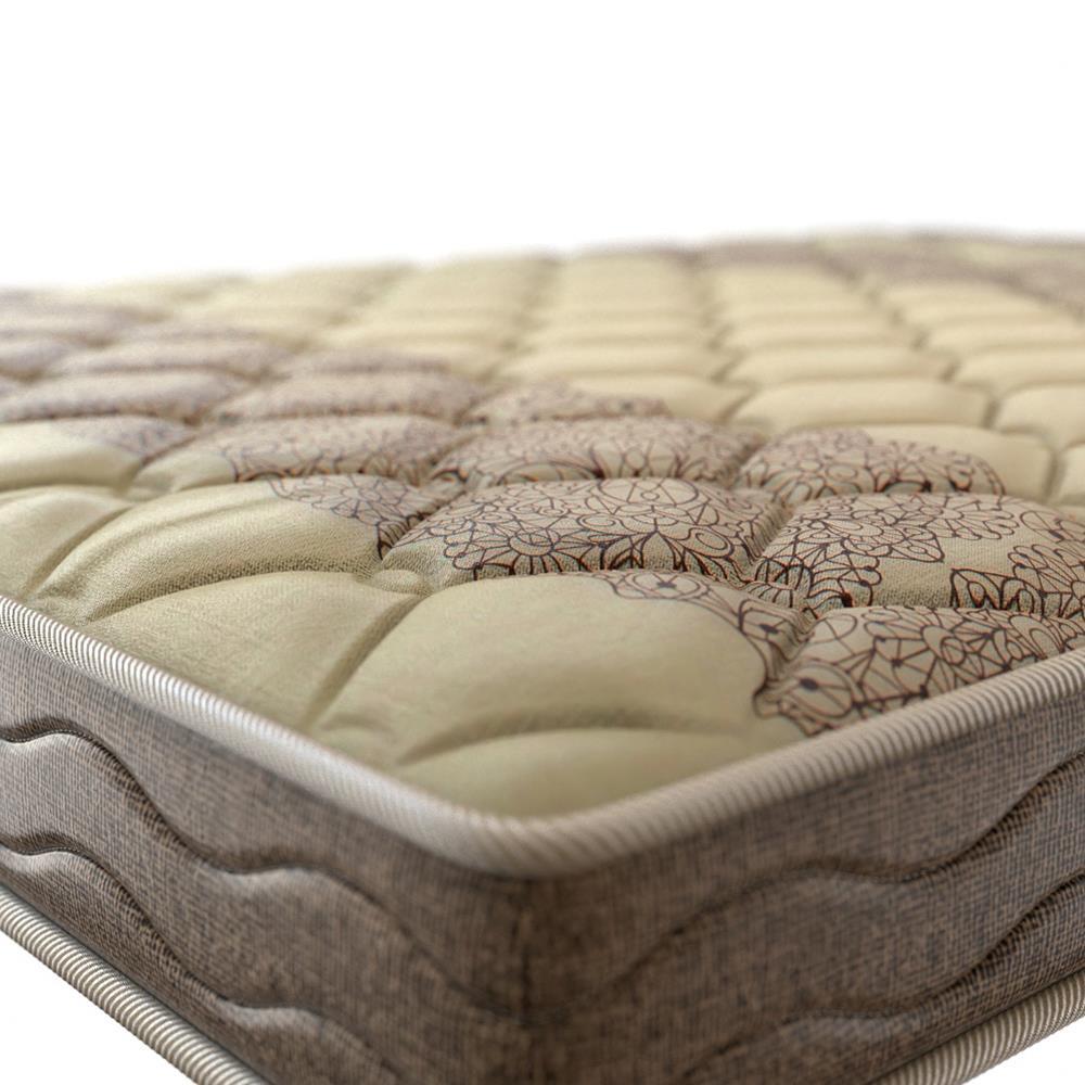 Colchão de Casal Probel Guarda Costas Espuma D33 14x138x188cm - Bege/Marrom - 2