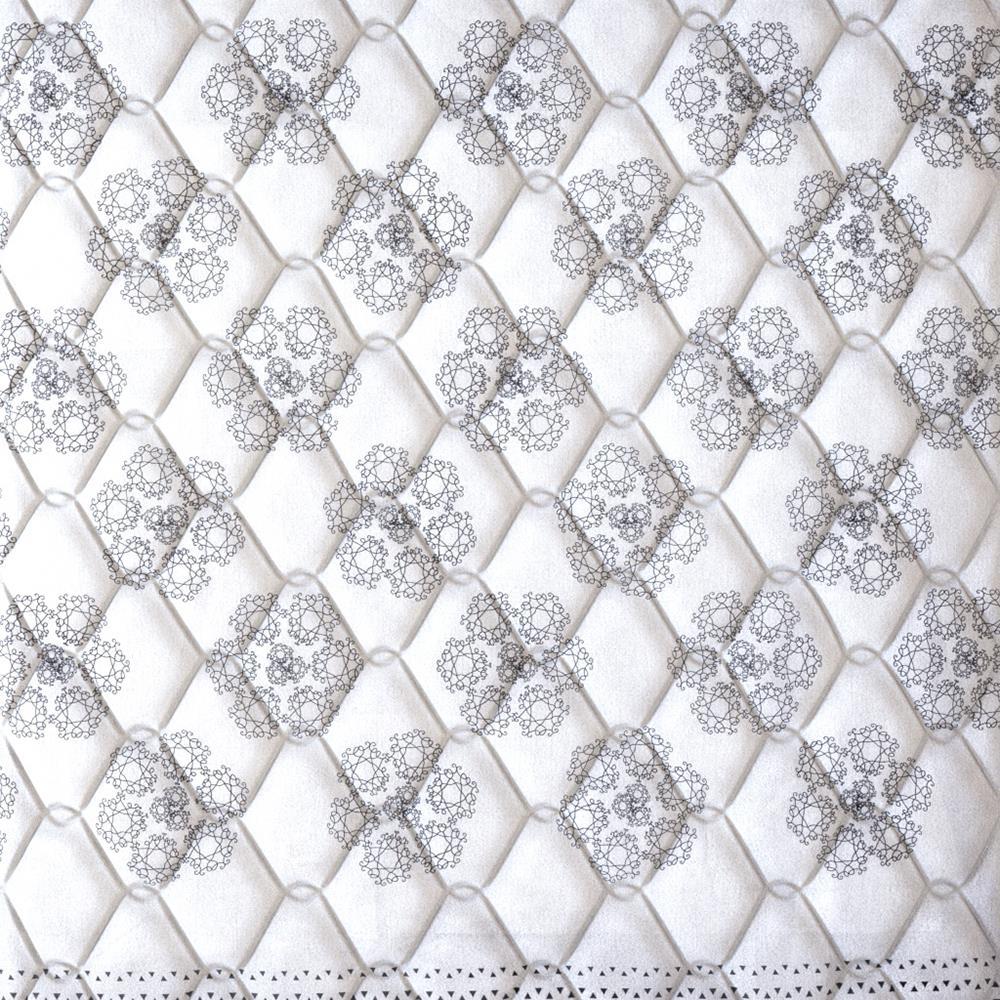 Colchão de Solteiro Probel Guarda Costas Espuma D23 14x88x188cm - Branco/Preto - 3