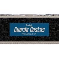 Colchão King Size Probel Guarda Costas Promiddle Espuma D28 22x193x203cm - Branco/Preto