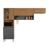 Cozinha Compacta Demóbile Aspen com 6 Portas e 2 Prateleiras - 250cm de largura - 2