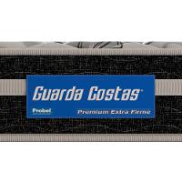Colchão Queen Size Probel Guarda Costas Premium Extra Firme Espuma D20, 28 e 33 22x158x198cm - Branco/Preto