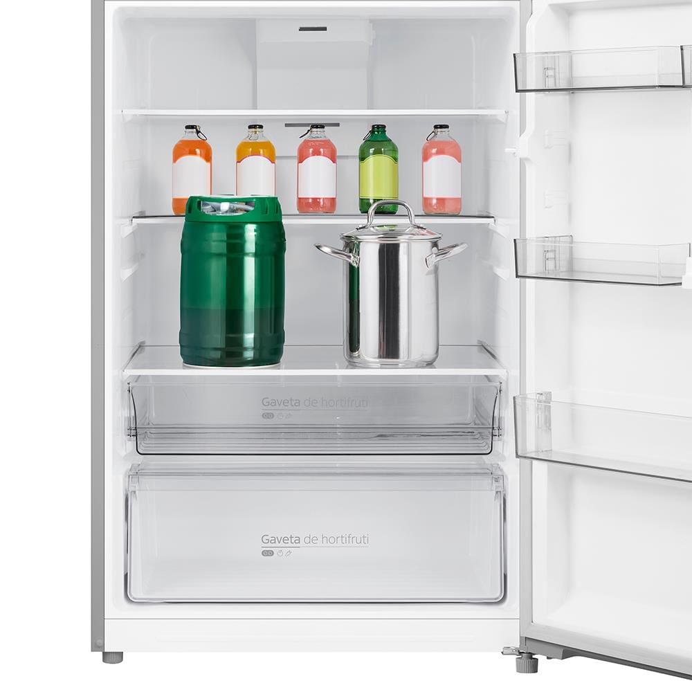 Geladeira Midea Frost Free Duplex MD-RT650EVK463, 491 Litros Inox com Tecnologia Inverter e Painel touch – Flexi-volt - 4
