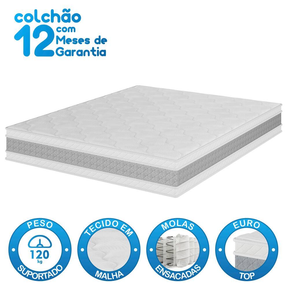 Colchão Queen Size Molas Ensacadas Umaflex Loreto A26 - 7