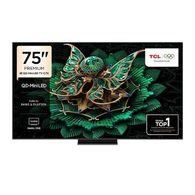 Smart TV 75" TCL 75C7K 4K QD-Mini Led 144Hz com Sistema Operacional Google TV