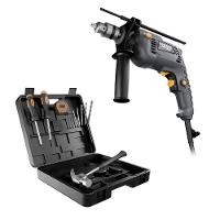 Parafusadeira e Furadeira de Impacto 3/8" (10mm) Wap 700K10 com Acessórios - 2